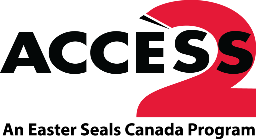 Access 2 Card logo with the words “ACCESS 2” and the tagline “An Easter Seals Canada Program.”